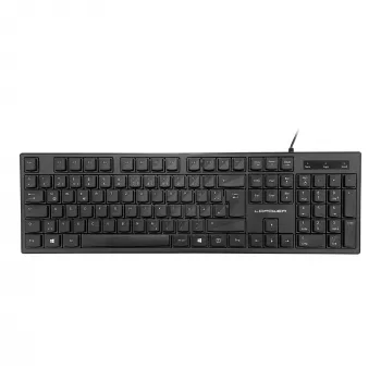 LC-Power LC-KEY-903DE teclado de oficina, USB, negro, distribución alemana