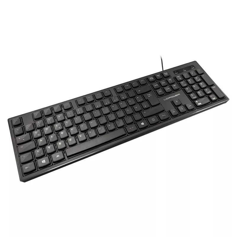 LC-Power LC-KEY-903DE teclado de oficina, USB, negro, distribución alemana