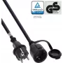 InLine® alargador con toma de tierra, exterior IP44, protección contra contactos, 5m