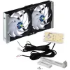 Titan TTC-SC20(A)/V2+ doble ventilador para frigorífico 92x25mm IP55 con temporizador y rectificador