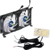 Titan TTC-SC22(A)/V2+ doble ventilador para frigorífico 92x25mm IP55 para camping