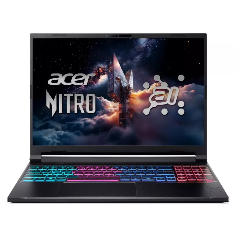 Acer Nitro V 16S AI portátil gaming - Ryzen AI 7 260, 16GB RAM, 1TB SSD, NVIDIA GeForce RTX 5050, 16 inch WQXGA 165Hz, sin sistema operativo