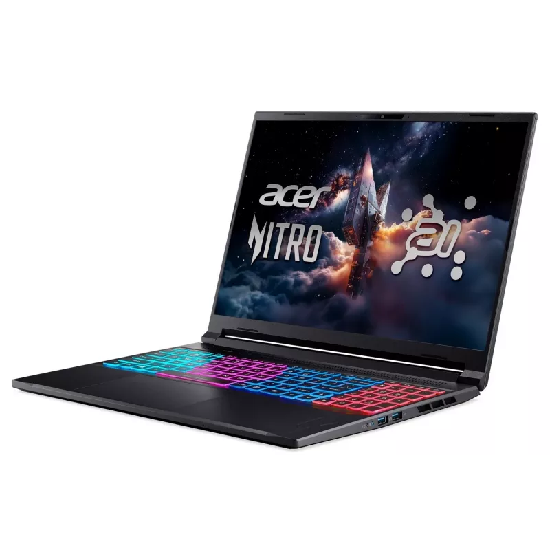 Acer Nitro V 16S AI portátil gaming - Ryzen AI 7 260, 16GB RAM, 1TB SSD, NVIDIA GeForce RTX 5050, 16 inch WQXGA 165Hz, sin sistema operativo