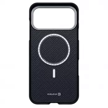 Evelatus funda MagSafe Carbon para Apple iPhone 18 Pro Max negra