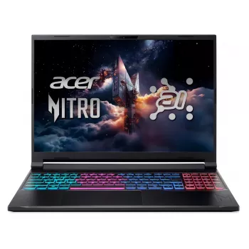 Acer Nitro V 16S AI portátil gaming - Ryzen AI 7 350, 16 inch WQXGA 165Hz, 16GB DDR5, 1TB SSD, NVIDIA GeForce RTX 5050, Windows 11 Pro, negro