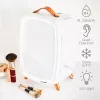 Rio FRBM-EU/1,0 nevera para cosmética 6L con espejo LED blanco