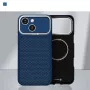 Evelatus funda MagSafe Carbon Premium Edition para Apple iPhone 15 azul medianoche