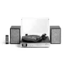 AKAI ATT-500SP tocadiscos con accionamiento por correa, altavoces externos, Bluetooth, grabación por USB, negro