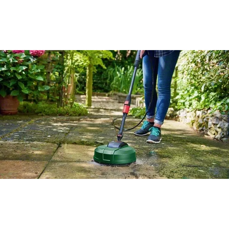 Bosch Home and Car set de limpieza para hidrolimpiadora Aquatak - cepillo de lavado suave, boquilla de 90°, manguera de extensión de 6m
