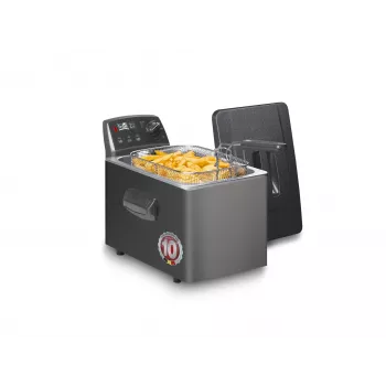 Fritel Turbo SF 4551M freidora 3200 W 4,5 L acero inoxidable negro