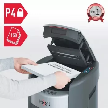 Rexel ShredMax AutoFeed+ 150X Destructora de papel, P-4, 150 hojas, depósito de 15 L