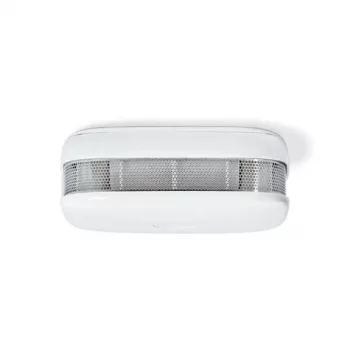 Nedis SmartLife detector de humo Wi-Fi WIFIDS21WT3 - pack de 3, fotoeléctrico, sirena de 85 dB, alertas inteligentes, certificado EN 14604, blanco