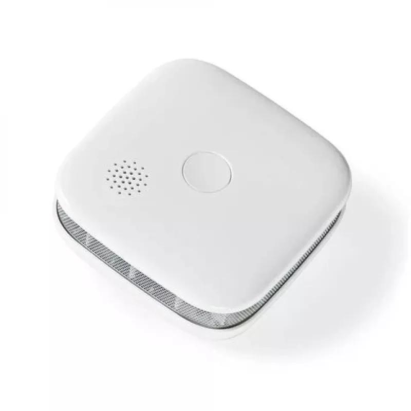 Nedis SmartLife detector de humo Wi-Fi WIFIDS21WT3 - pack de 3, fotoeléctrico, sirena de 85 dB, alertas inteligentes, certificado EN 14604, blanco