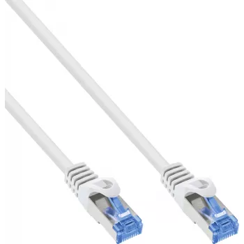 INLINE B-72601W pack de 80 cables de red Cat.6A S/FTP LSZH, CCA, blanco, 1 m