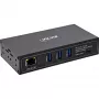 InLine® hub USB PoE industrial de 4 puertos (3x USB-A / 1x USB-C)