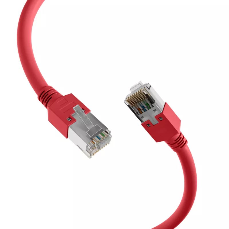 EFB Elektronik K2793.0,50 cable de red cruzado RJ45 Cat.5e SF/UTP, Hirose TM11, Draka UC300, 0,5 m, rojo