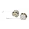 EFB Elektronik IP67DFKLCDM acoplador de paso LC dúplex, carcasa metálica, casquillo cerámico, M25