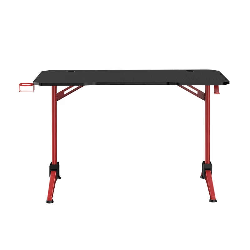 LogiLink escritorio gaming 120x60 cm RGB marco rojo