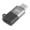 Puluz adaptador OTG de 8 pines a USB-C (negro)