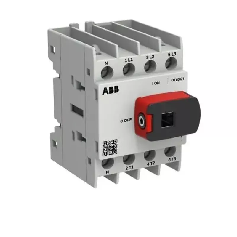 ABB OTOT63G1-4BSN1Plus interruptor seccionador de carga de 4 polos 63A