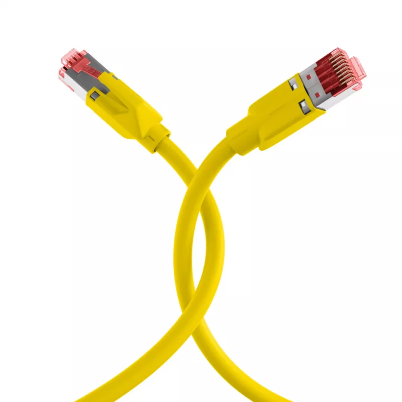 EFB Elektronik cable de red Cat.6A S/FTP LSZH RJ45, 50m, amarillo