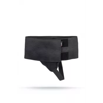 Faja inguinal unilateral Axilmax O-1408/CZA/XL/L REHAFUND, negra