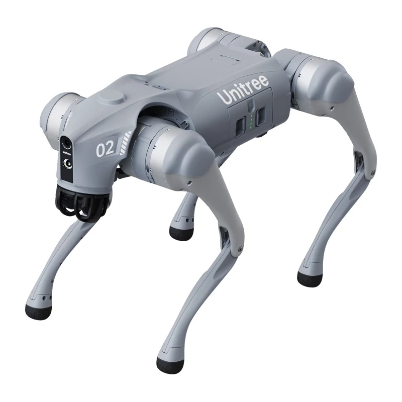 Unitree Go2 Pro Perro robot cuadrúpedo con LiDAR 4D, cámara IA 4K, IA de 48 TOPS, 12 grados de libertad, IP67, batería de 8000 mAh, Wi-Fi 6, Bluetooth 5.2, 3,5 m/s, carga útil de 5 kg