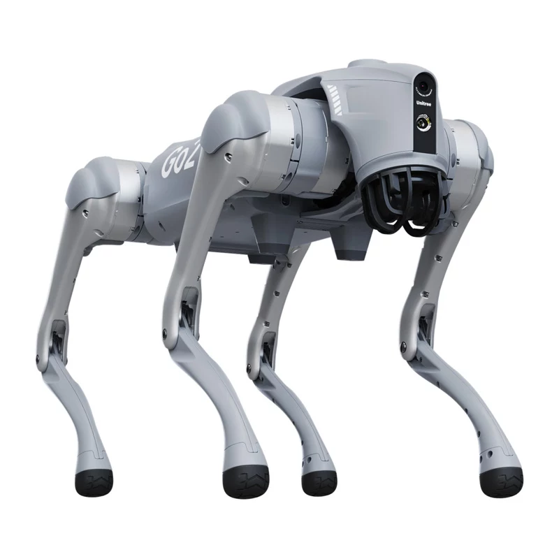 Unitree Go2 Pro Perro robot cuadrúpedo con LiDAR 4D, cámara IA 4K, IA de 48 TOPS, 12 grados de libertad, IP67, batería de 8000 mAh, Wi-Fi 6, Bluetooth 5.2, 3,5 m/s, carga útil de 5 kg