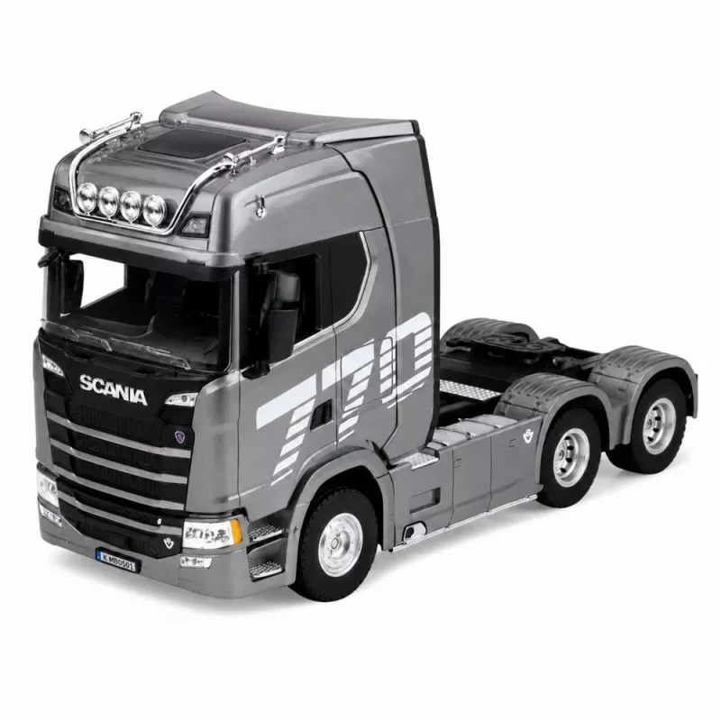 HUINA 32329 Scania 1:18 tractora RC de 6 canales gris plata