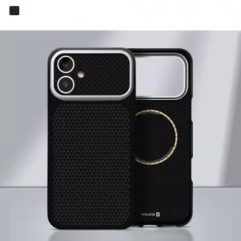 Evelatus Apple iPhone 16 Carbon Premium Edition Funda MagSafe Negra