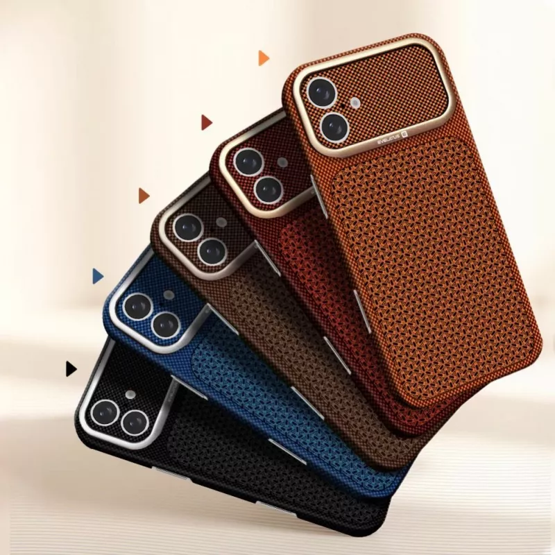 Evelatus Apple iPhone 16 Carbon Premium Edition Funda MagSafe Negra