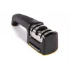 Work Sharp Afilador de cuchillos de cocina con mecanismo de extracción, 2 etapas, carburo y cerámica, Negro/Plata