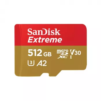 SanDisk Extreme Go A2 U3 V30 microSDXC 512GB Tarjeta de memoria