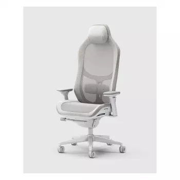 Fractal Design Refine 2 Mesh Light Silla gaming, Gris claro/Blanco
