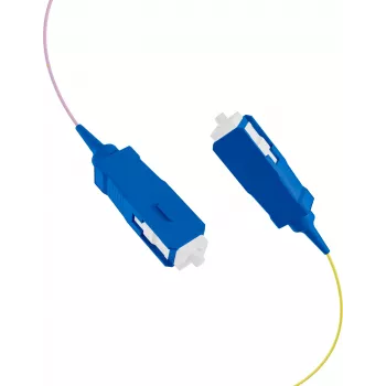 EFB Elektronik Pigtail de fibra óptica SC 9/125 OS2 set de 12 colores 2m - Set de cables/adaptadores monomodo
