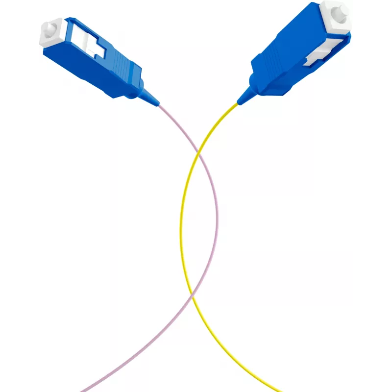 EFB Elektronik Pigtail de fibra óptica SC 9/125 OS2 set de 12 colores 2m - Set de cables/adaptadores monomodo