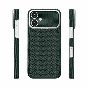 Evelatus Apple iPhone 17 Carbon Premium Edition Funda MagSafe Verde
