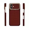 Evelatus Apple iPhone 17 Carbon Premium Edition Funda MagSafe Burgundy