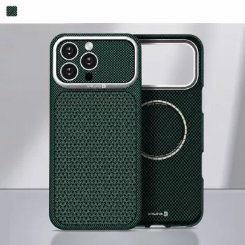 Evelatus Apple iPhone 17 Pro Max Carbon Premium Edition Funda MagSafe Verde