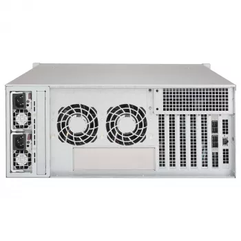 Caja de almacenamiento JBOD Supermicro SuperChassis 4U CSE-846BE1C-R609JBOD 24 bahías hot-swap SAS3/SATA3 con fuentes de alimentación redundantes de 600W Platinum