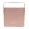 Neceser de maquillaje Rio CSBL-EU/1,1 Large Lush Box – caja de belleza de aluminio con compartimentos abatibles y cierres con llave, negra