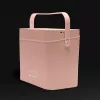 Neceser de maquillaje Rio CSBL-EU/1,1 Large Lush Box – caja de belleza de aluminio con compartimentos abatibles y cierres con llave, negra