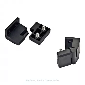 Bisagra de puerta plug-in Triton RAX-MS-X21-X1, izquierda, para armarios de pared y suelo de 19