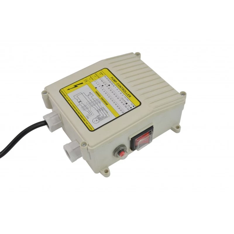 Bomba sumergible AWTOOLS AW85101 750W, 12500 L/h, 8m de altura de elevación, aguas sucias, interruptor de flotador, 10m de cable