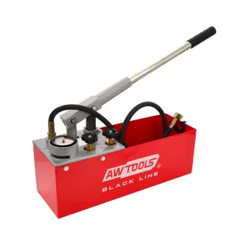 Bomba manual de prueba de presión AWTOOLS 12L 50 bar con manómetro y manguera