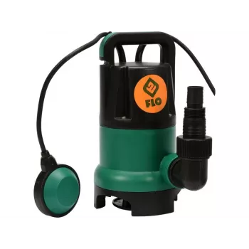 TOYA Flo 79771 bomba sumergible para agua limpia y sucia 400 W, 7500 l/h, 5 m de altura de elevación, IPX8, cable de 10 m