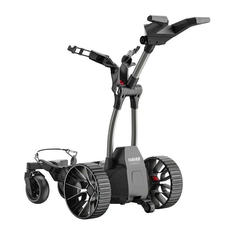 NAVEE Birdie 3X carrito de golf eléctrico – motor de inducción AC de 48V, batería de litio de 105Ah, 80km de autonomía, frenos de disco hidráulicos en las 4 ruedas, iluminación LED, 2-4 plazas