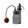 STHOR bomba para aguas sucias 400W 79781 - bomba sumergible, 7500 L/h, 5m de altura de elevación, interruptor de flotador, cable de 10m
