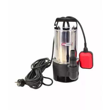AWTOOLS bomba para aguas sucias AW 1100W INOX - bomba sumergible de acero inoxidable 15000 L/h