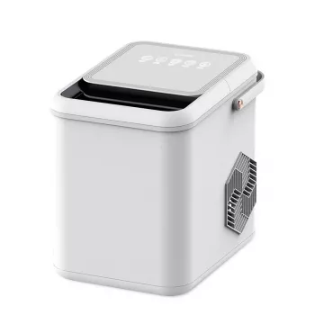 Máquina de hielo Maestro MR-821 10-12 kg/24h, depósito de 2,2L, hielo en cubitos, control electrónico, tapa transparente